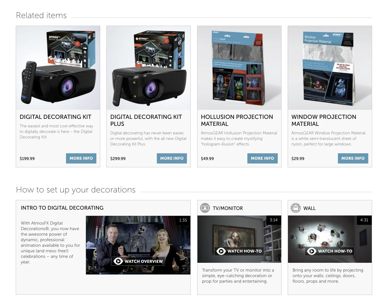 AtmosFX related-products and setup guidance. 05