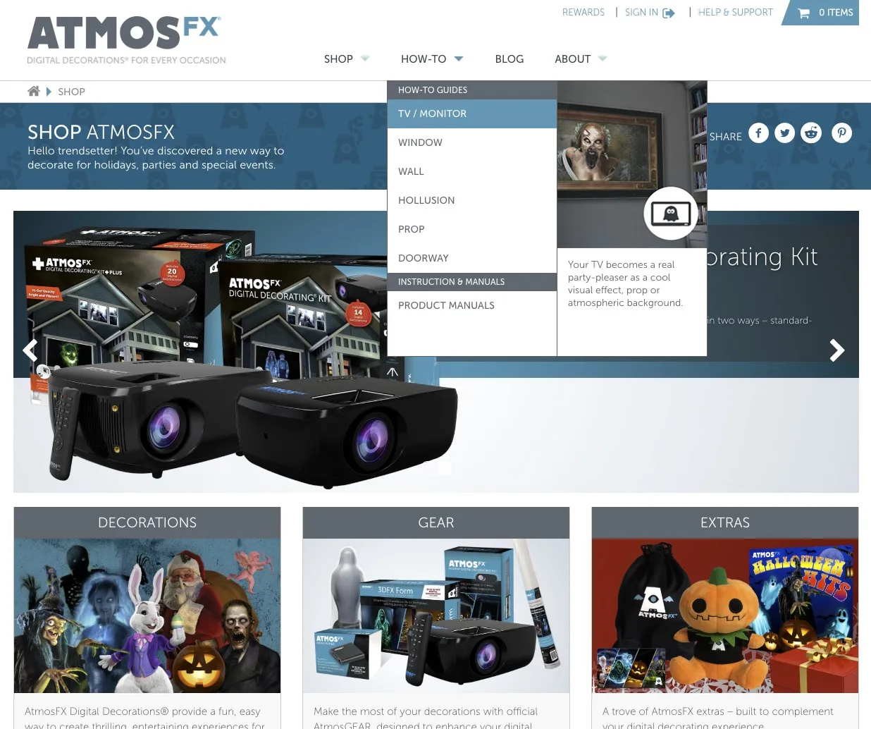 AtmosFX storefront and shopping-flow direction. 08