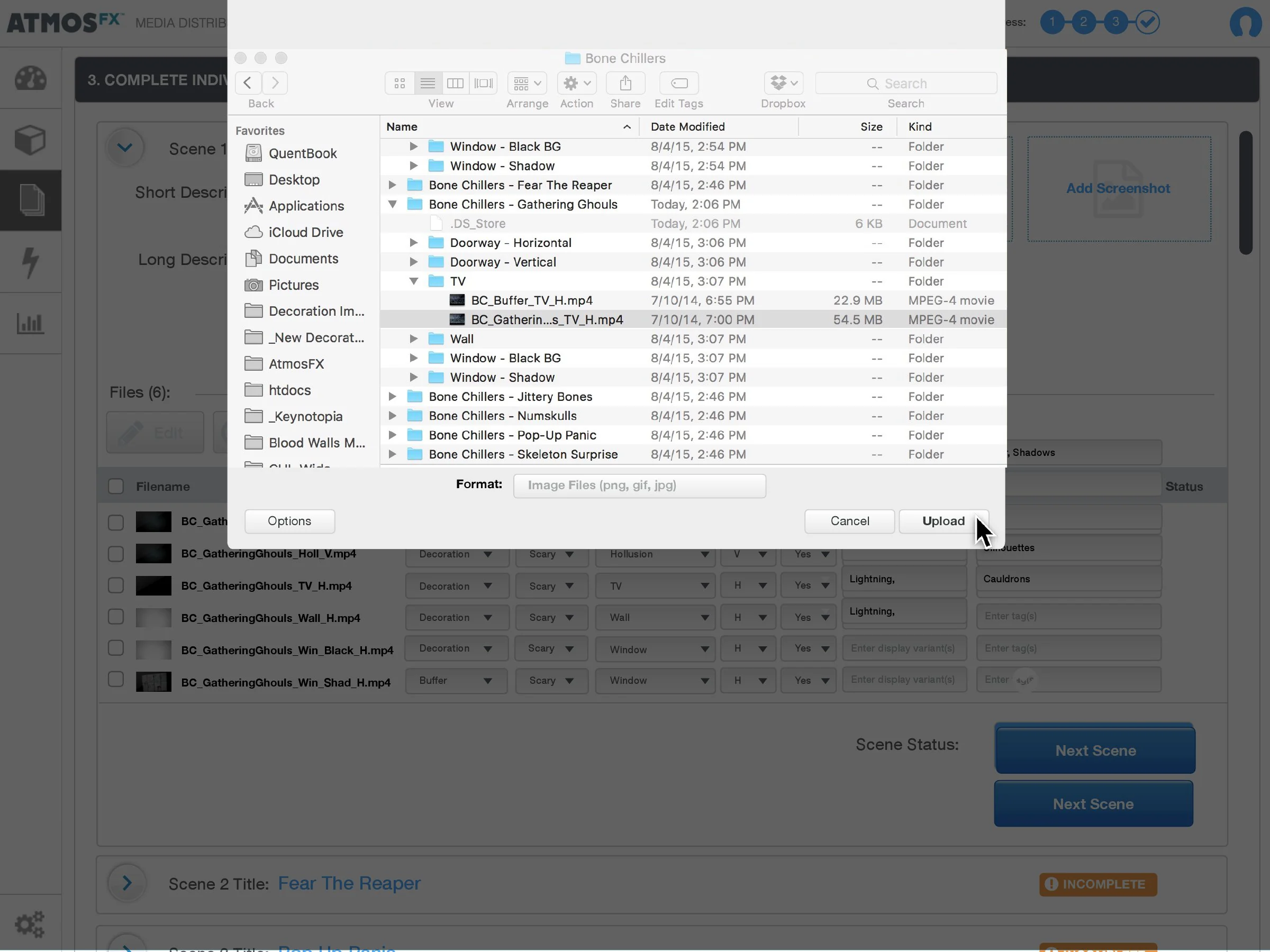 AtmosFX Media Distribution Platform delivery relationship wireframe. 80
