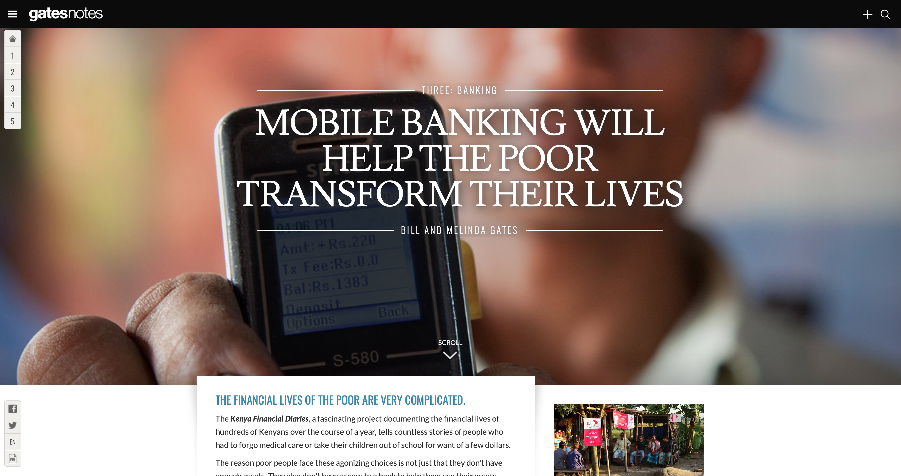 Bill & Melinda Gates Foundation annual newsletter. 03